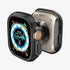 ACS05458 - Apple Watch Ultra (Apple Watch (49mm)) Case Thin Fit in black showing the front